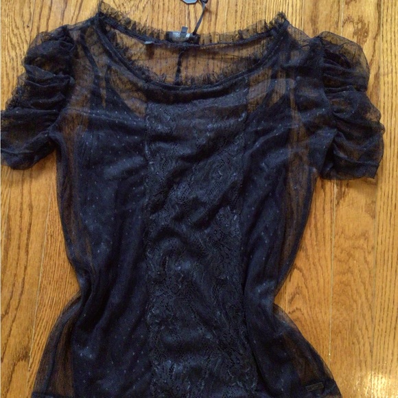 Guess YANNIS top jet black size XS - Picture 1 of 3